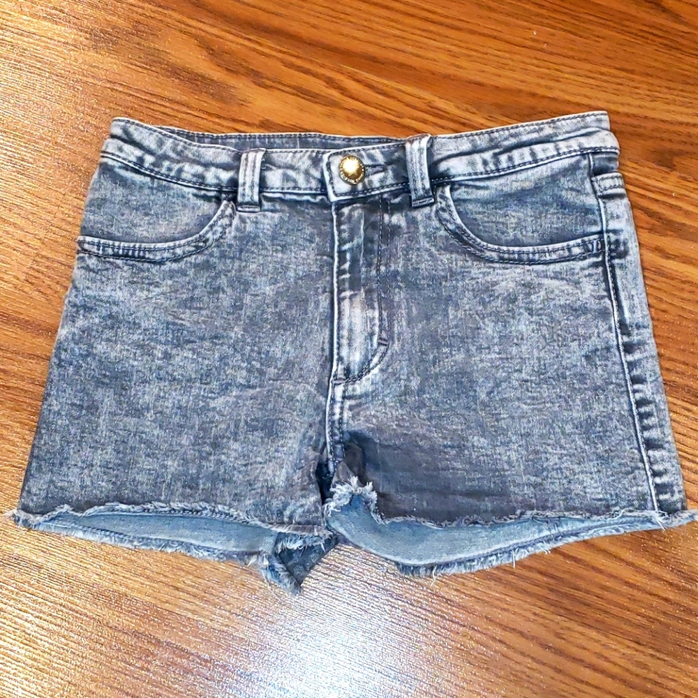 H&M Gray Washed-Out Shorts (Size 9-10Y)